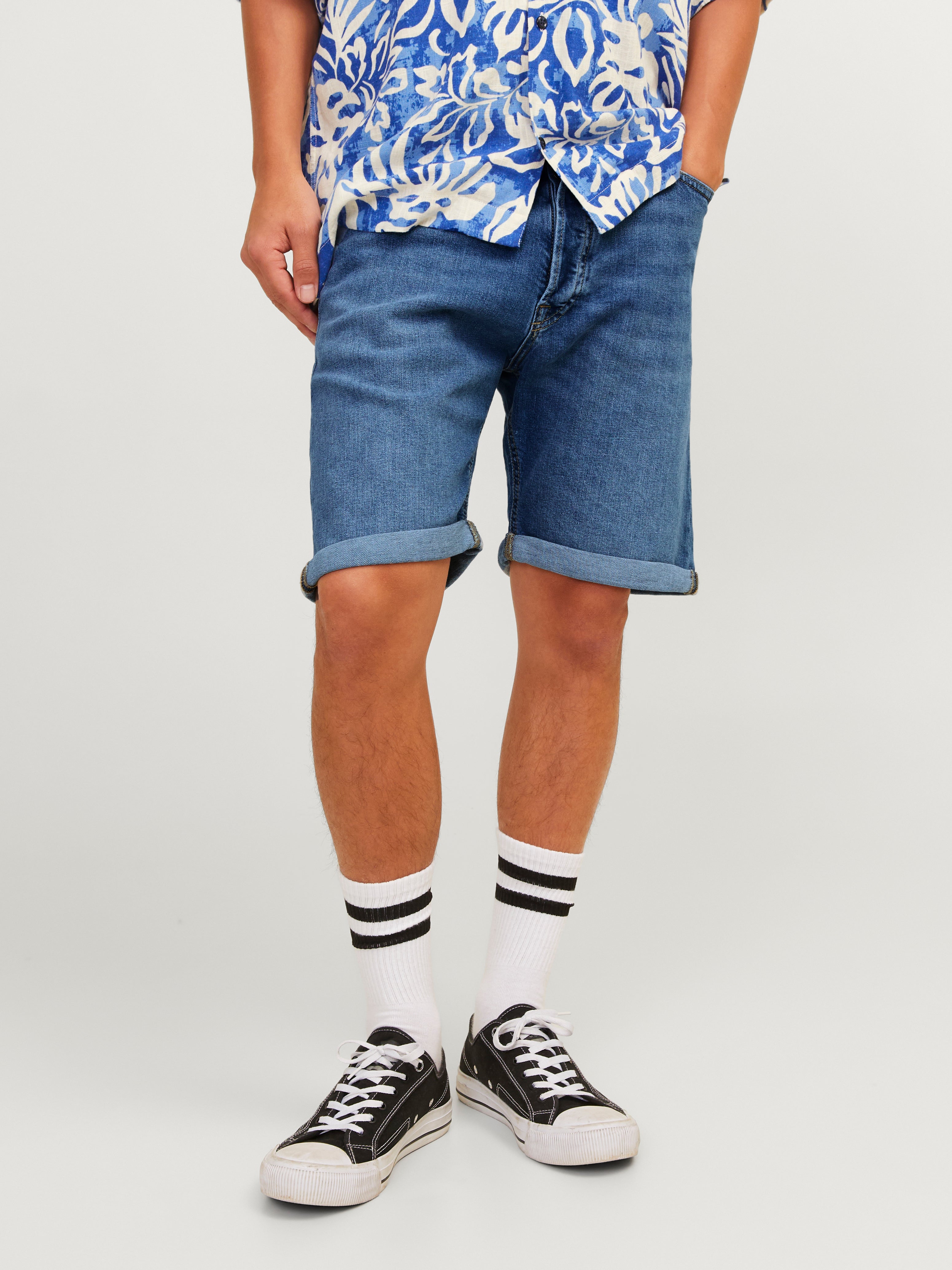 Jack & Jones Short en denim Relaxed Fit -Blue Denim - 12256768