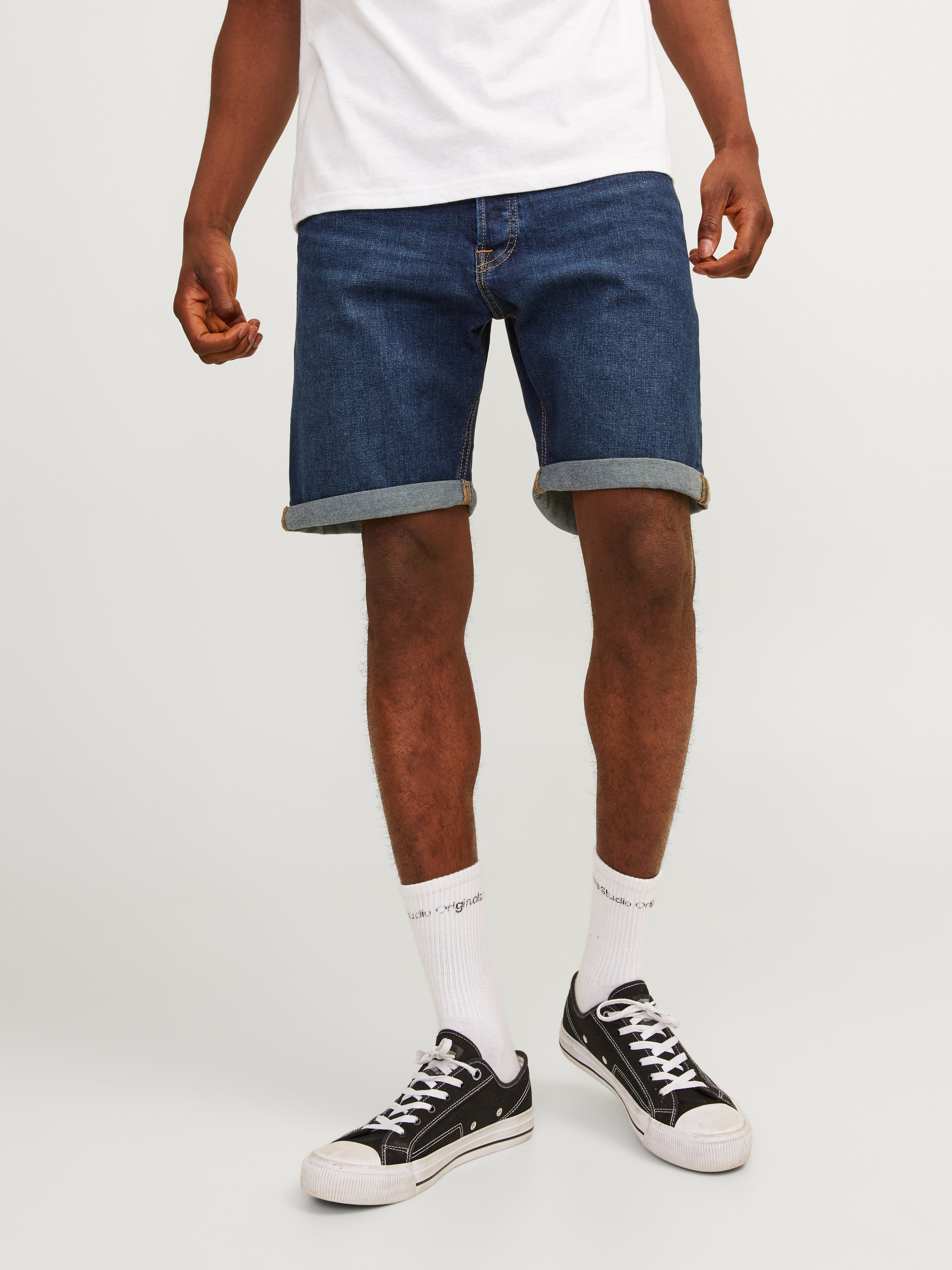 Jack & Jones Relaxed Fit Denim shorts -Blue Denim - 12256768