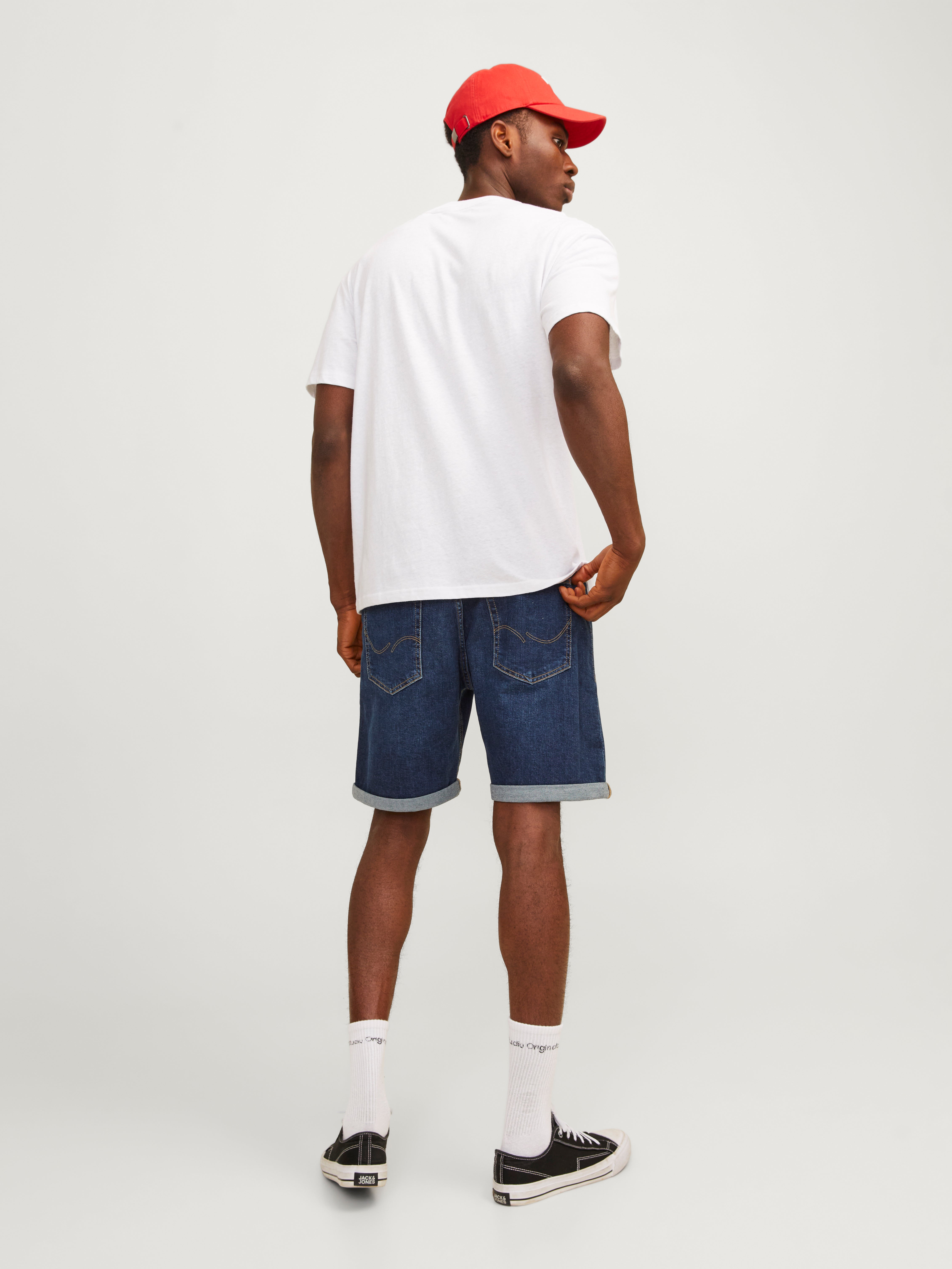 Jack & Jones Relaxed Fit Denim shorts -Blue Denim - 12256768