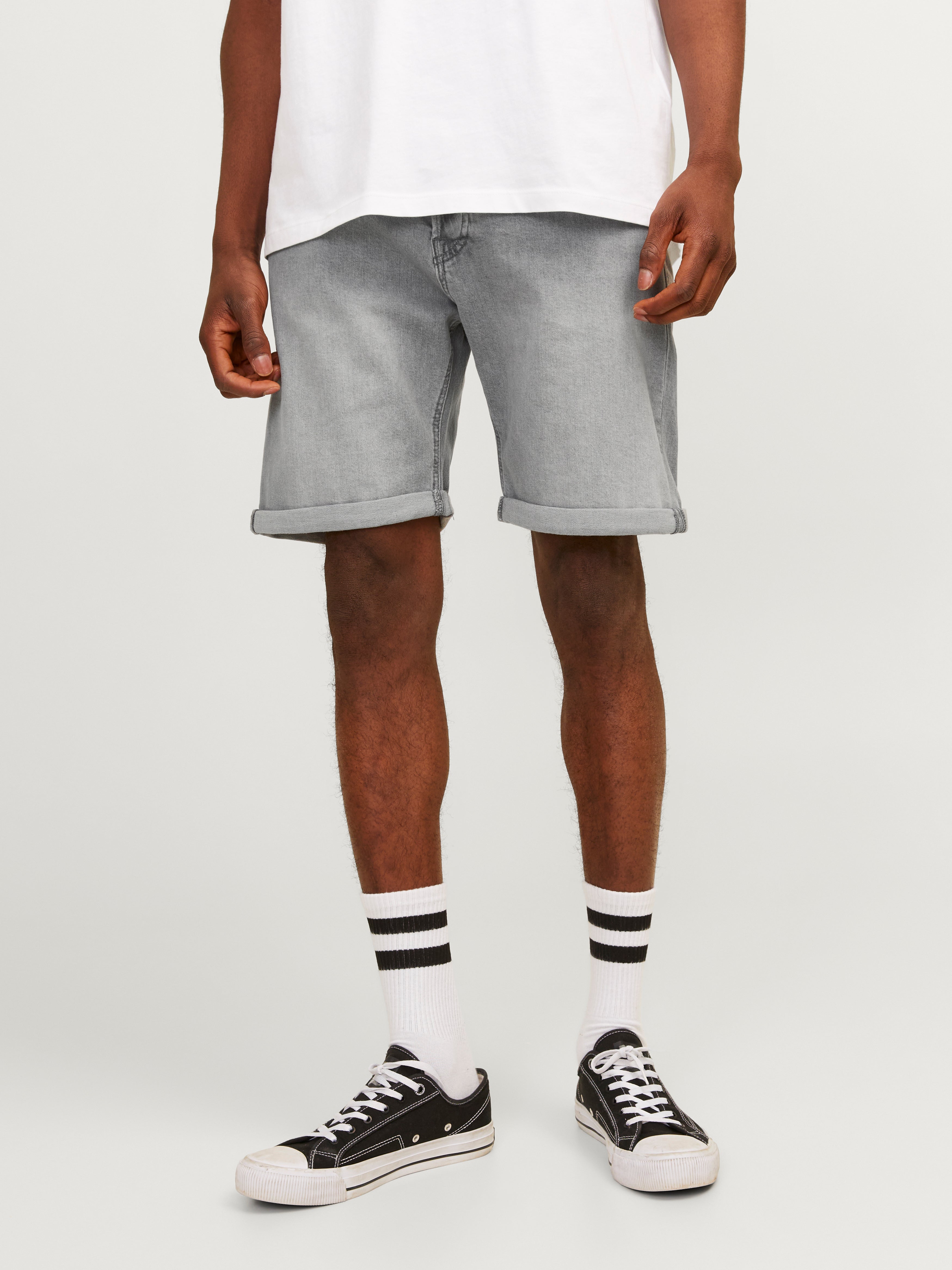 Jack & Jones Relaxed Fit Farkkushortsit -Grey Denim - 12256768