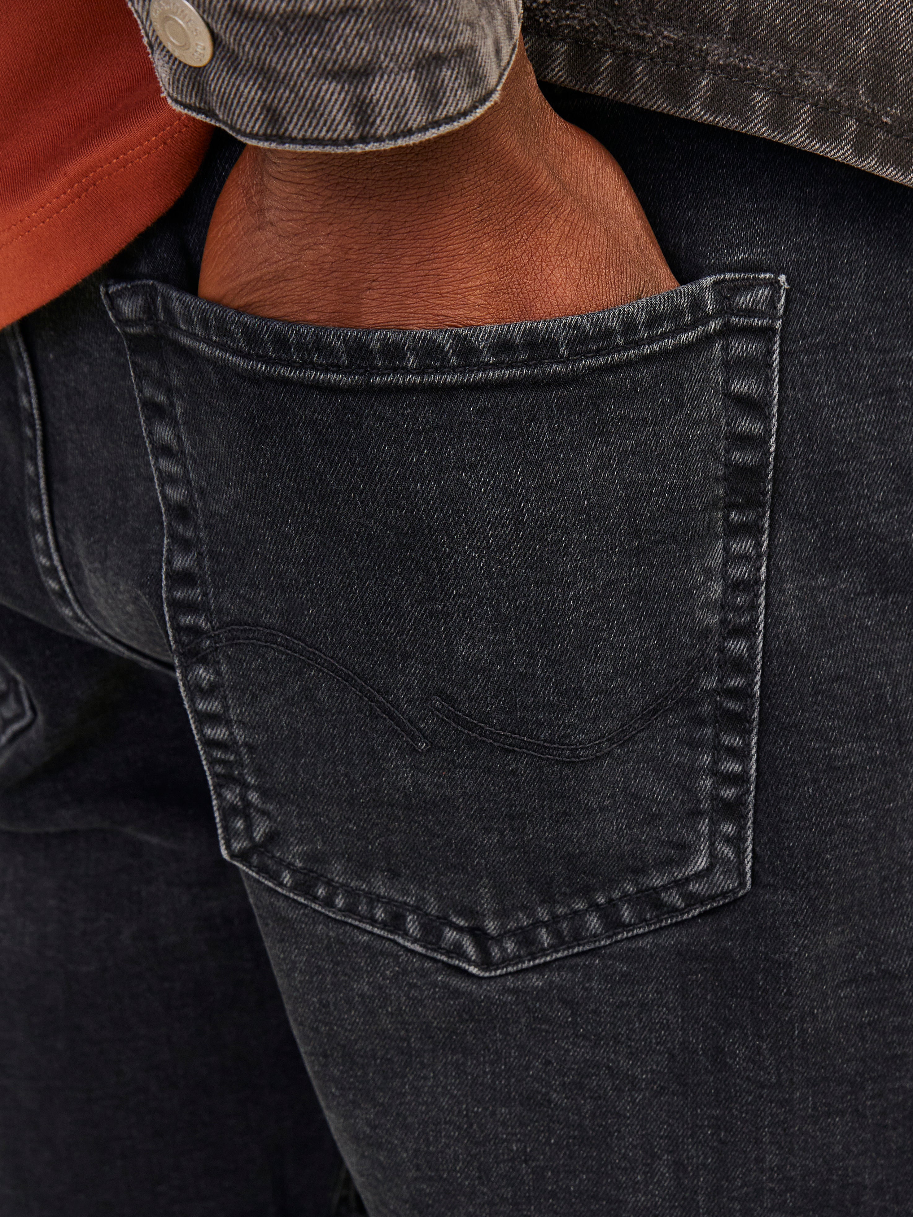 Jack & Jones Relaxed Fit Džínové kraťasy -Black Denim - 12256768