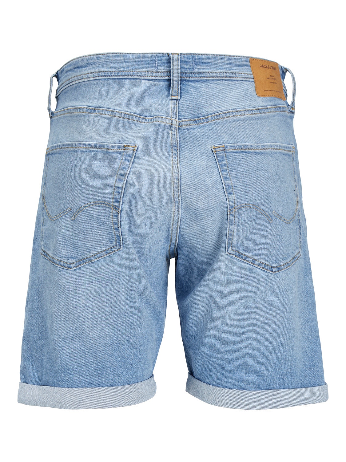 Jack & Jones Relaxed Fit Jeans-Shorts -Blue Denim - 12256768