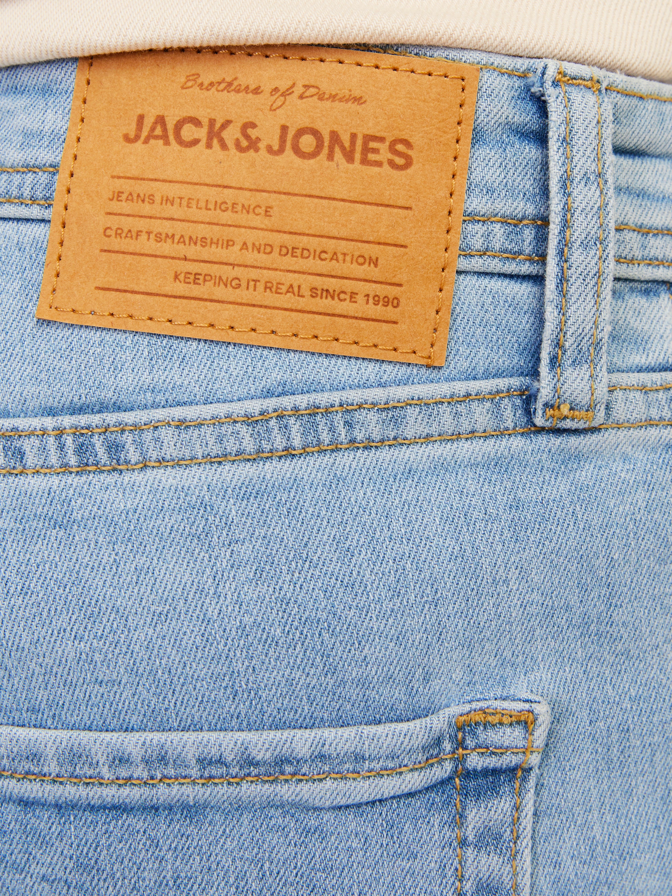 Jack & Jones Relaxed Fit Denimshorts -Blue Denim - 12256768