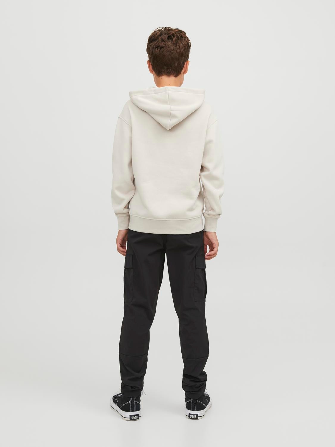 Jack & Jones Gedrukt Hoodie Mini -Moonbeam - 12256770