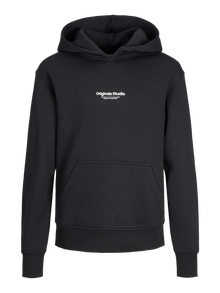 Jack & Jones Sudadera con capucha Estampado Bebés -Black - 12256770