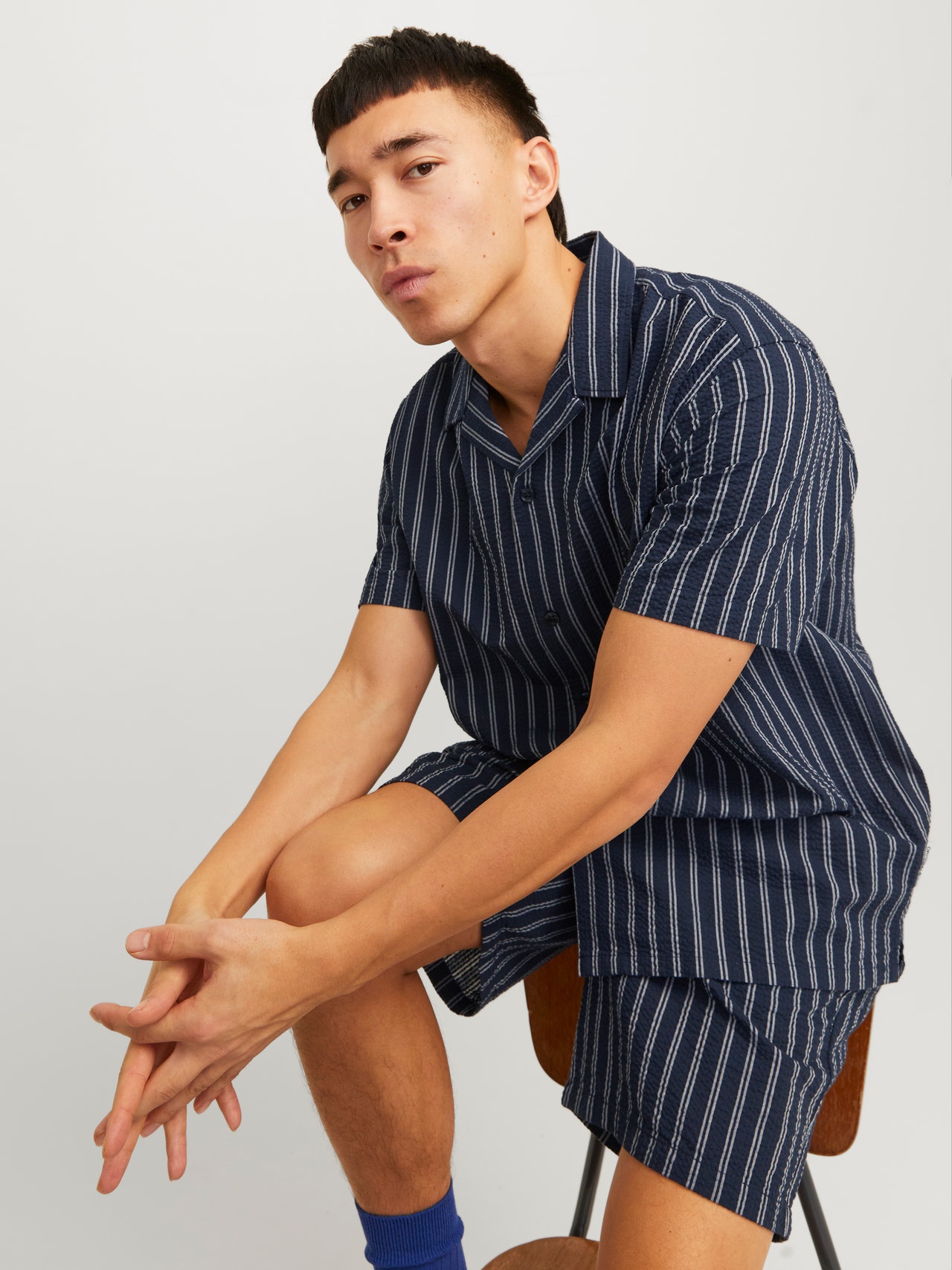 Jack & Jones Relaxed Fit Košile -Sky Captain - 12256772