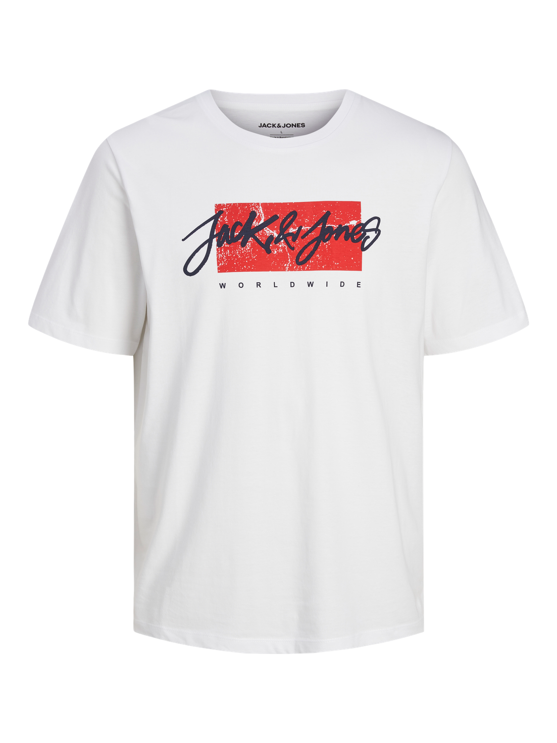 Jack & Jones Camiseta Logotipo Cuello redondo -White - 12256774