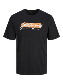 Jack & Jones Logo T-shirt -Black - 12256774