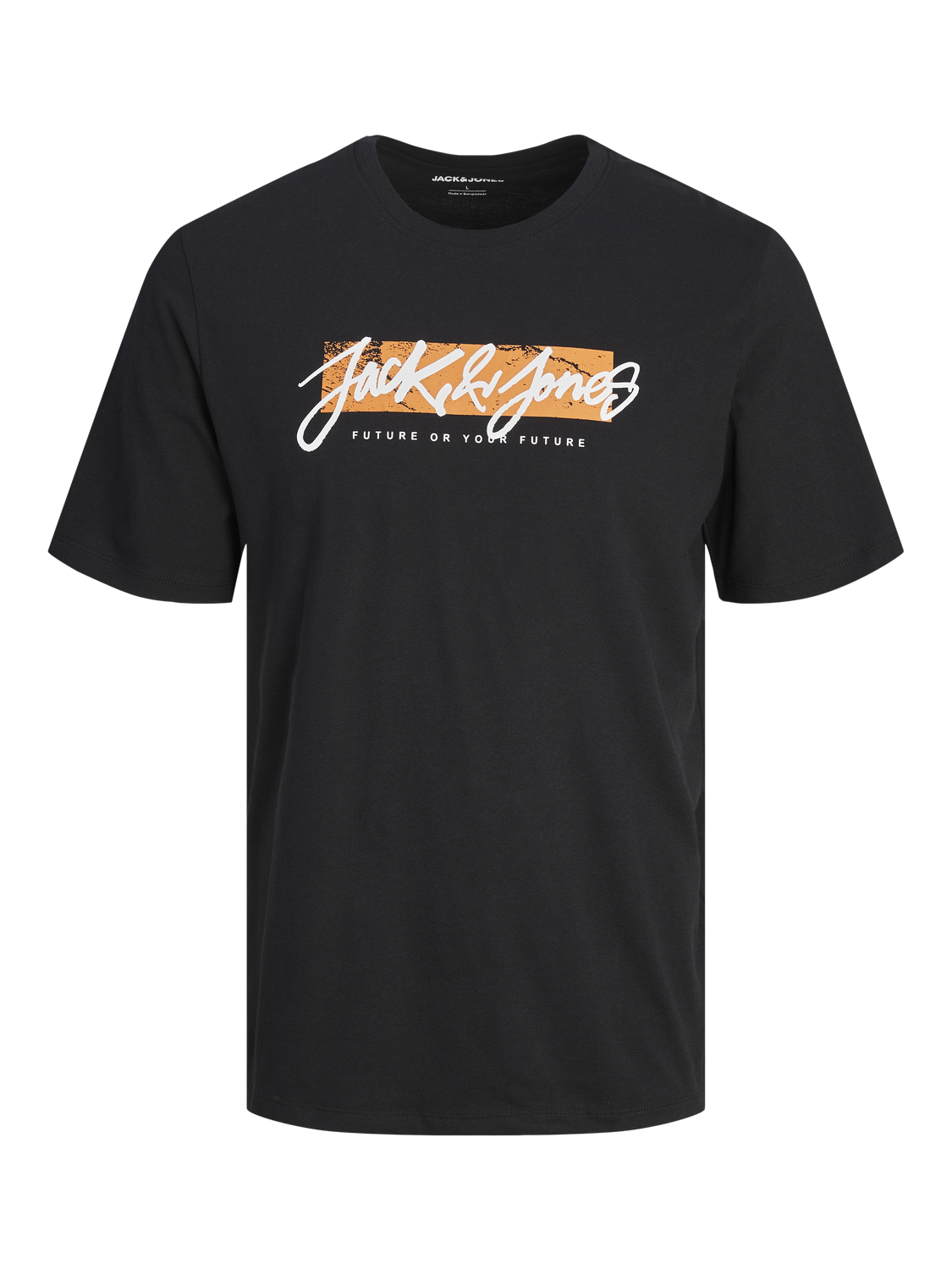 Jack & Jones Logo Pyöreä pääntie T-paita -Black - 12256774