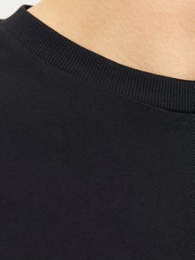 Jack & Jones Nadruk Okrągły dekolt T-shirt -Black - 12256801