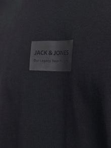 Jack & Jones Printed Crew neck T-shirt -Black - 12256801