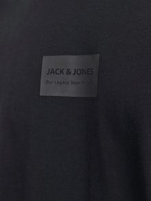 Jack & Jones Tryck Rundringning T-shirt -Black - 12256801