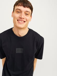 Jack & Jones Potištěný Kruhový výstřih Tričko -Black - 12256801