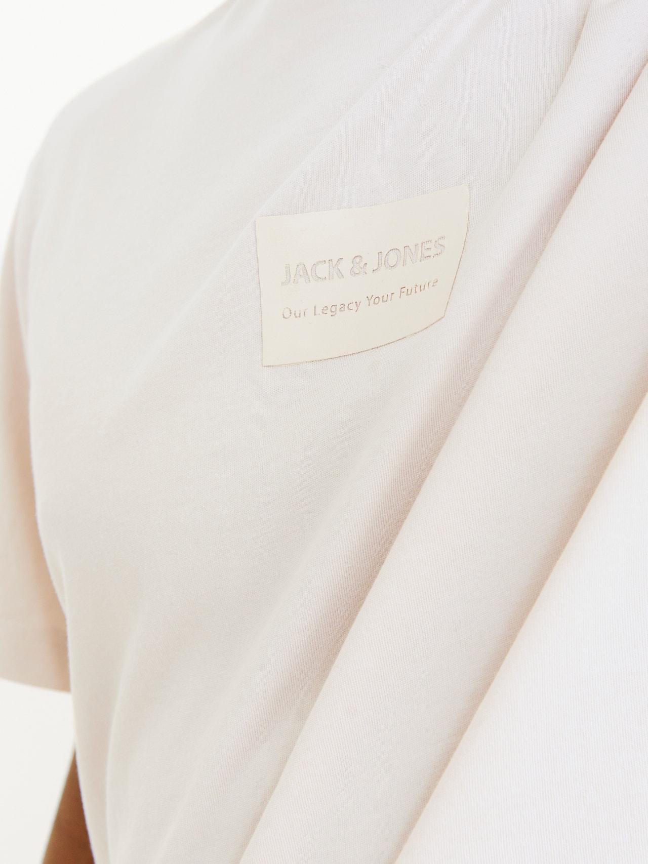 Jack & Jones Printed Crew neck T-shirt -Moonbeam - 12256801