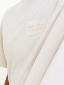 Jack & Jones Trykk O-hals T-skjorte -Moonbeam - 12256801