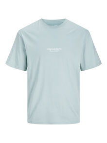 Jack & Jones Spausdintas raštas Marškinėliai Mini -Gray Mist - 12256817