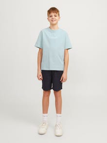 Jack & Jones Minipituinen Painettu T-paita -Gray Mist - 12256817