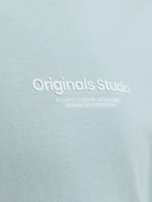 Jack & Jones Minipituinen Painettu T-paita -Gray Mist - 12256817