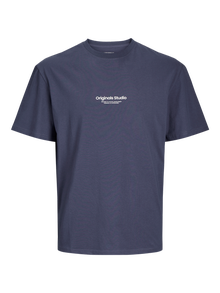 Jack & Jones Spausdintas raštas Marškinėliai Mini -Nightshadow Blue - 12256817