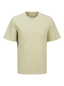 Jack & Jones Spausdintas raštas Marškinėliai Mini -Celadon Tint - 12256817