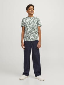 Jack & Jones Anyagában mintás Trikó Mini -Laurel Wreath - 12256827