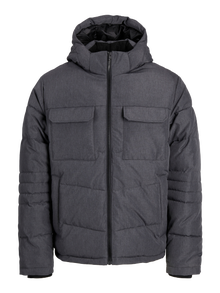 Jack & Jones Dynejakke -Dark Grey Melange - 12256858