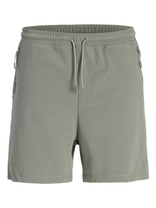 Jack & Jones Minipituinen Tight Fit Collegeshortsit -Agave Green - 12256886