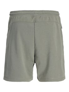 Jack & Jones Tight Fit Sweatstof shorts Mini -Agave Green - 12256886