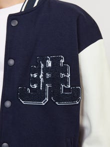 Jack & Jones Printet Sweatshirt med rund hals Mini -Navy Blazer - 12256889