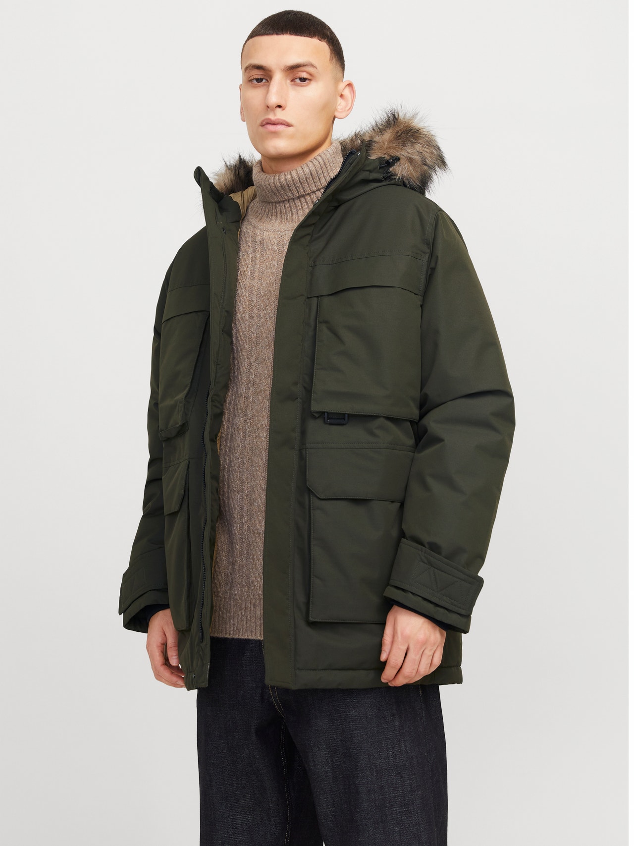 JACK & JONES Jjpayne herenjas parka, zwart, L JACK & JONES Jjpayne herenjas parka, zwart, L