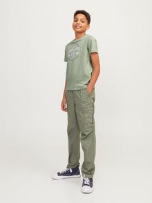 Jack & Jones 2-pakning Trykk T-skjorte For gutter -Desert Sage - 12256906