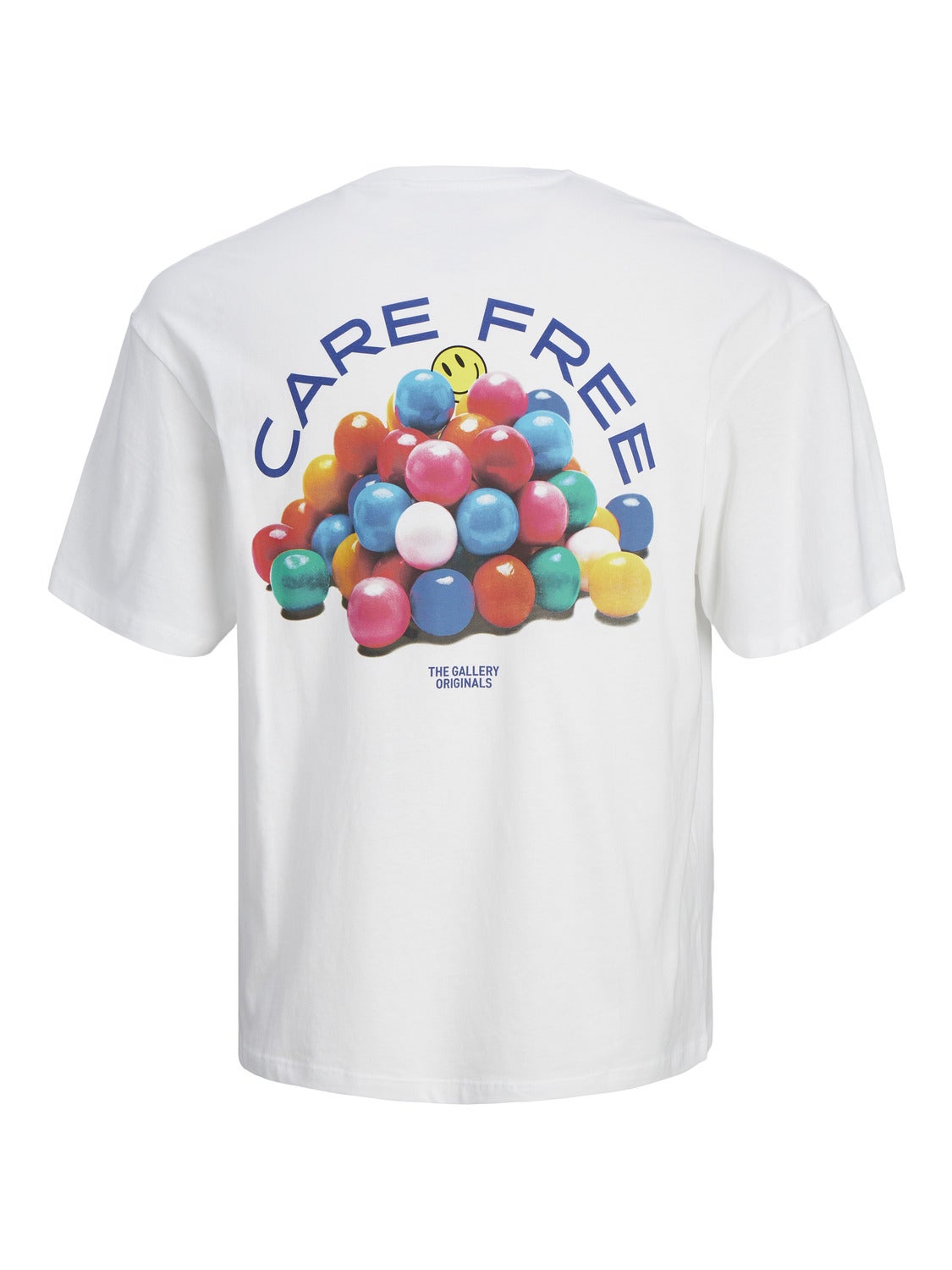 Jack & Jones Printed Crew neck T-shirt -Bright White - 12256926