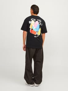 Jack & Jones Printed T-shirt -Black - 12256926