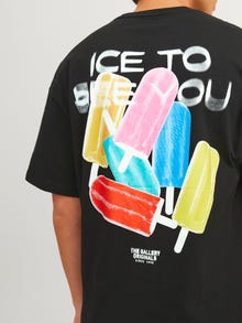 Jack & Jones Printed T-shirt -Black - 12256926