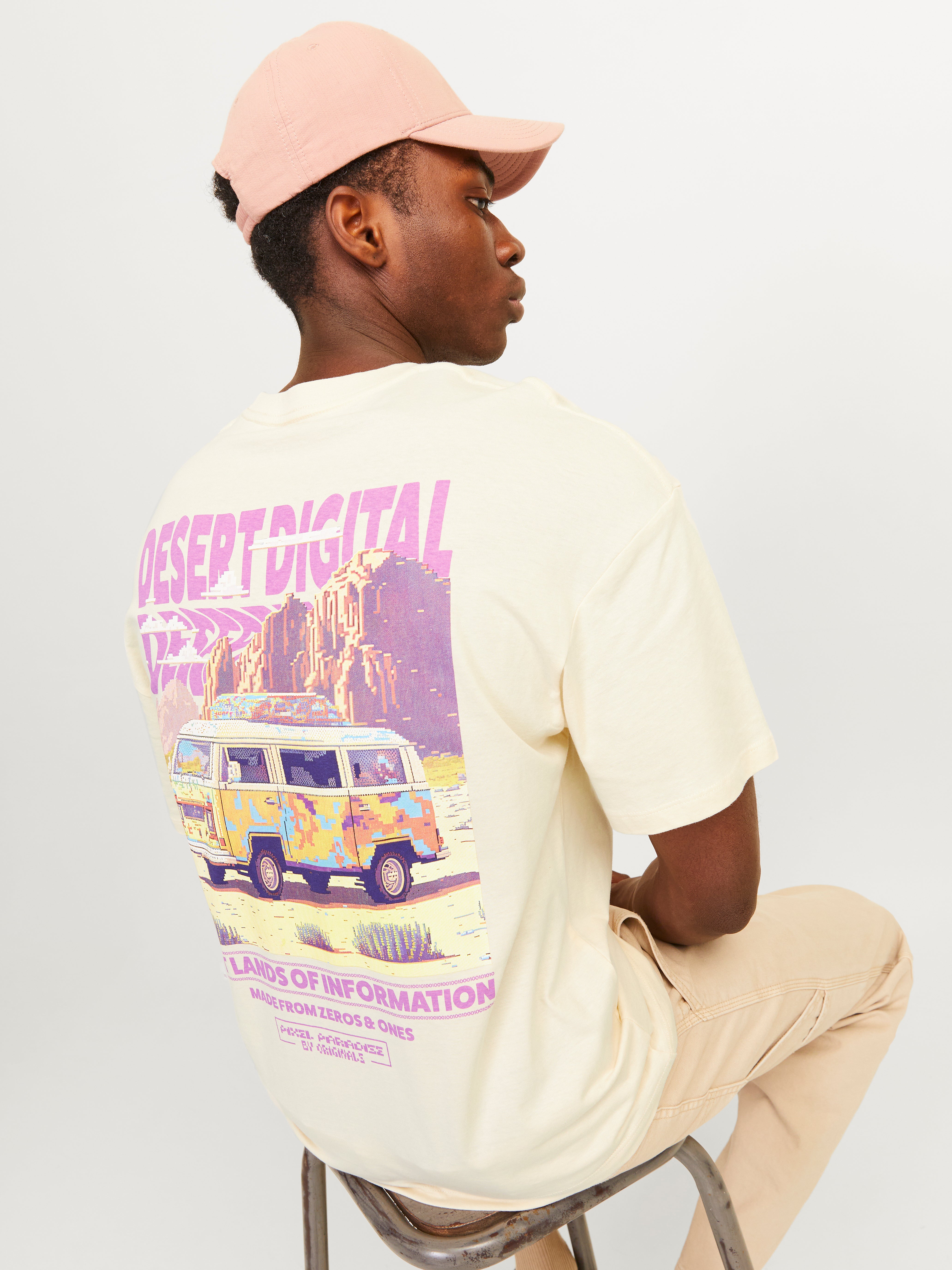 Jack & Jones Printed Crew neck T-shirt - 12256928