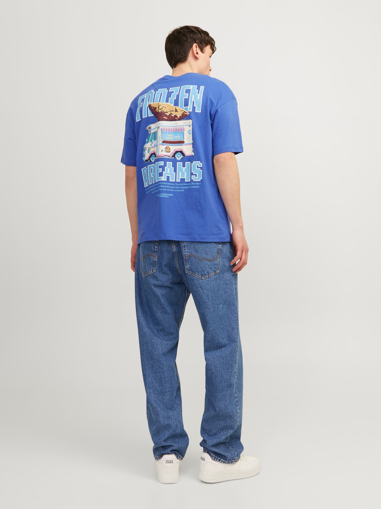 Jack & Jones T-shirt Imprimé Col rond -Dazzling Blue - 12256928