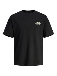 Jack & Jones Gedruckt Rundhals T-shirt -Black - 12256929