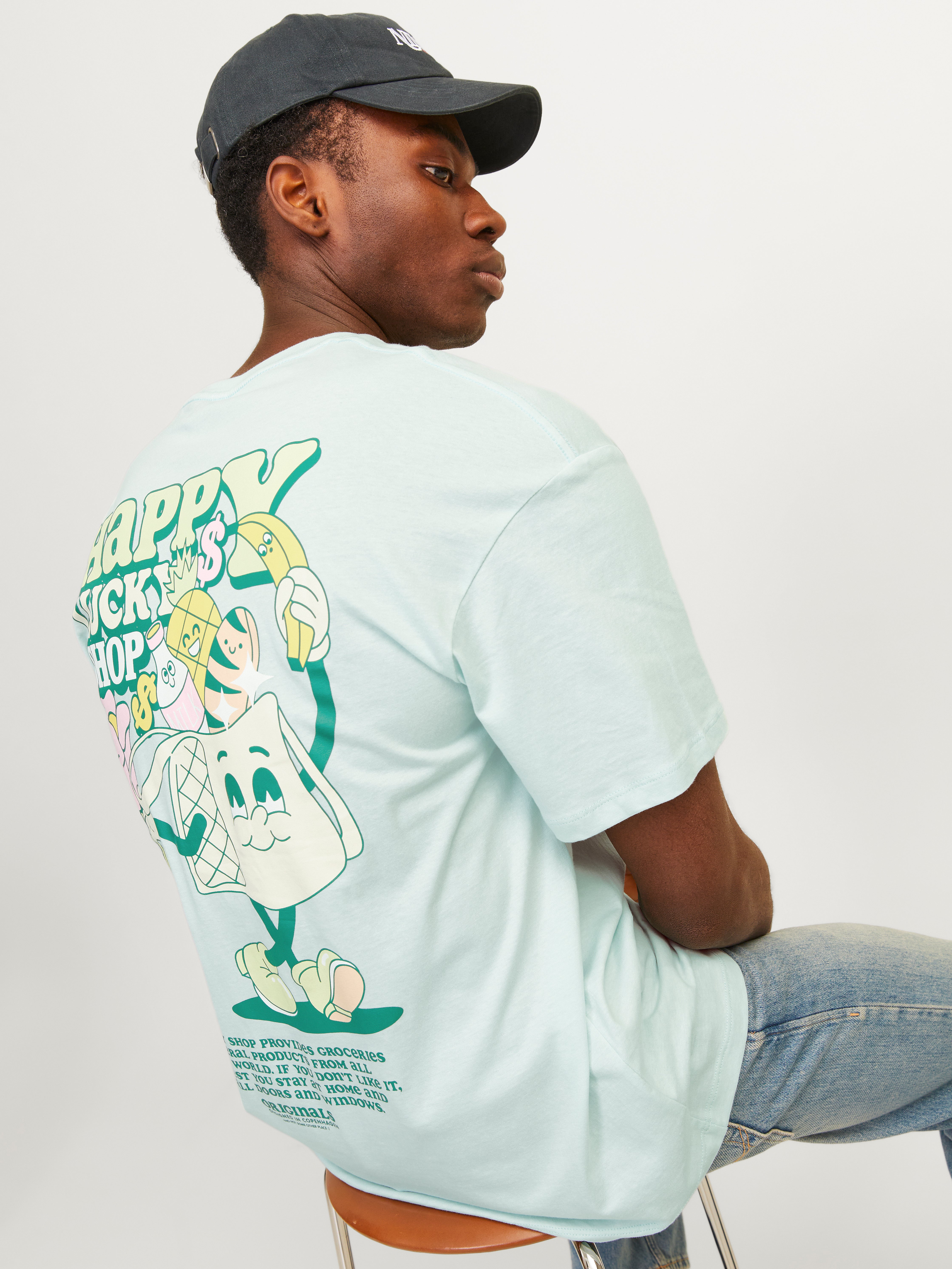 Jack & Jones Printed Crew neck T-shirt - 12256929