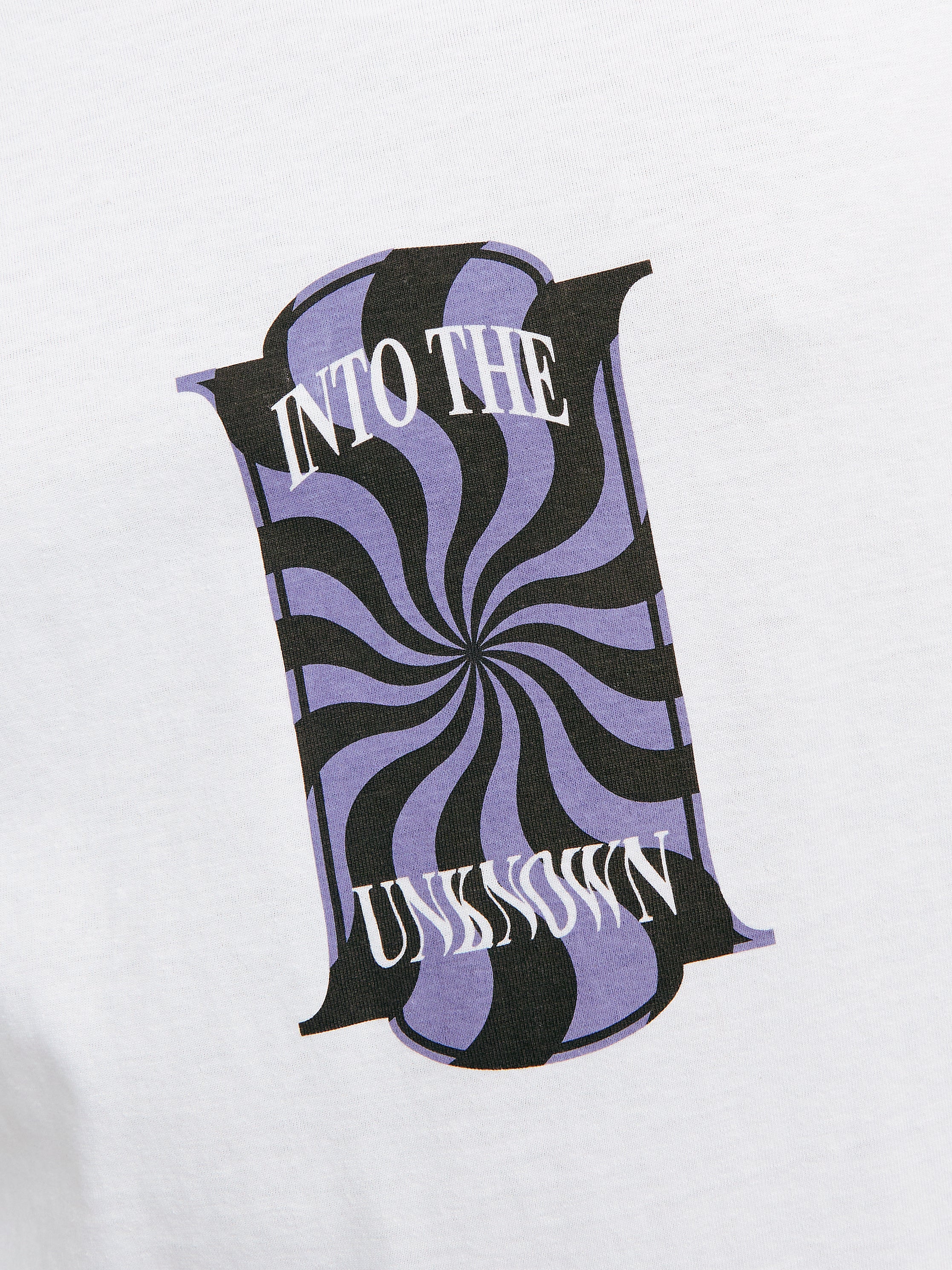 Jack & Jones Printed Crew neck T-shirt -Bright White - 12256930