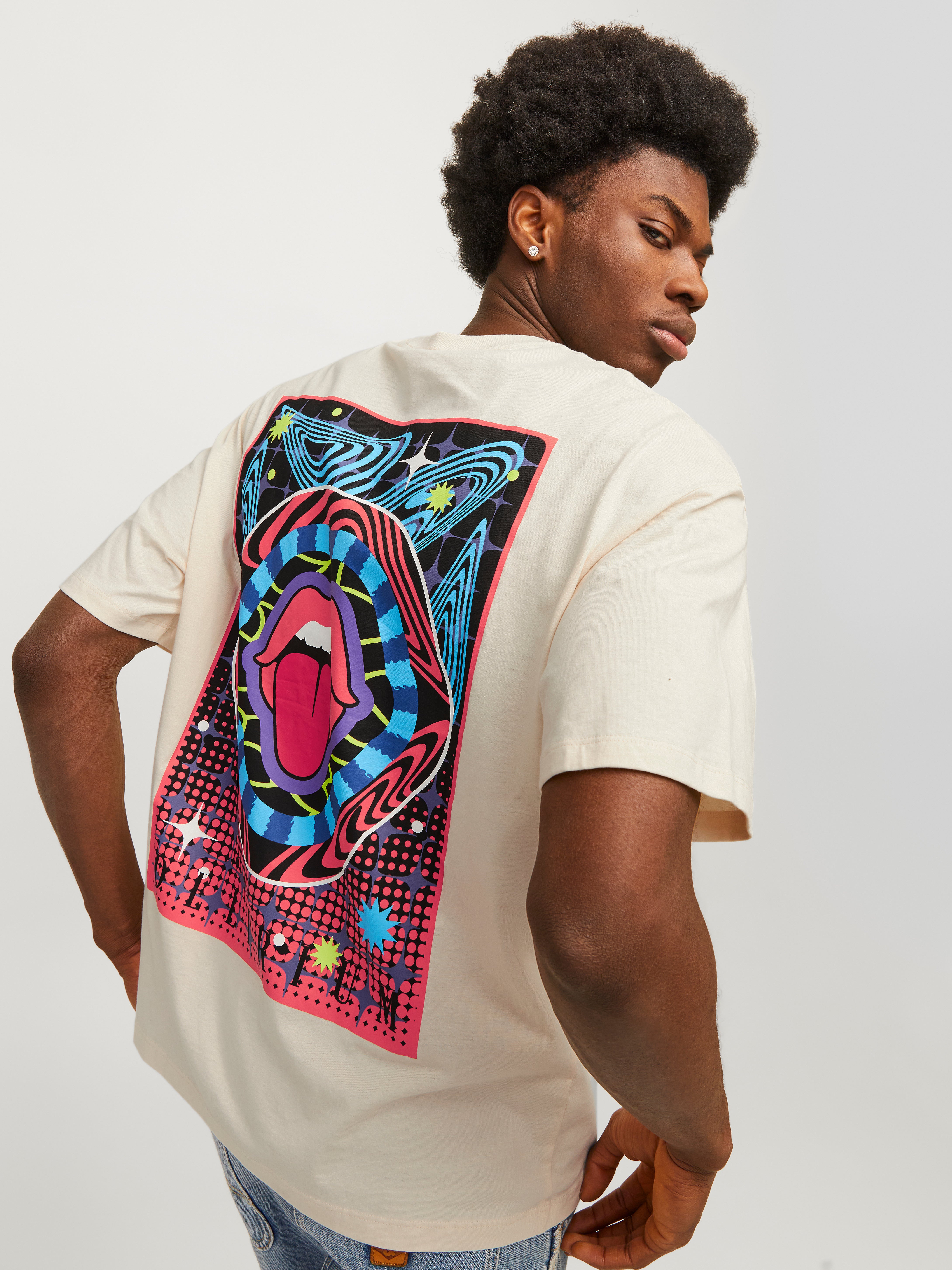 Jack & Jones Printed Crew neck T-shirt - 12256930