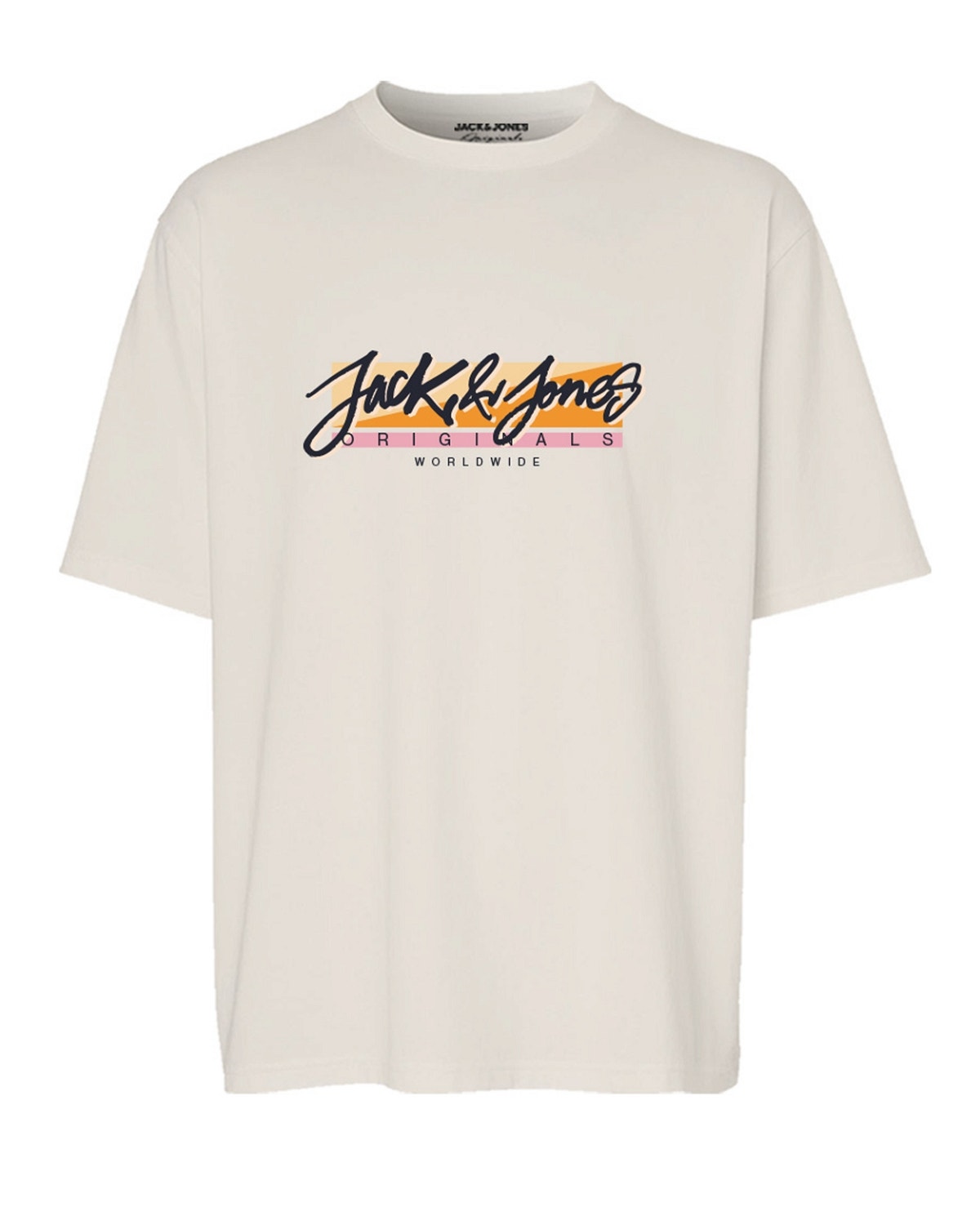 Jack & Jones Poikien Painettu T-paita -Buttercream - 12256938
