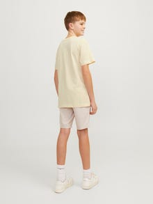 Jack & Jones Spausdintas raštas Marškinėliai For boys -Buttercream - 12256938