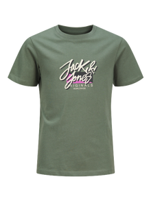 Jack & Jones T-shirt Imprimé Pour les garçons -Laurel Wreath - 12256938