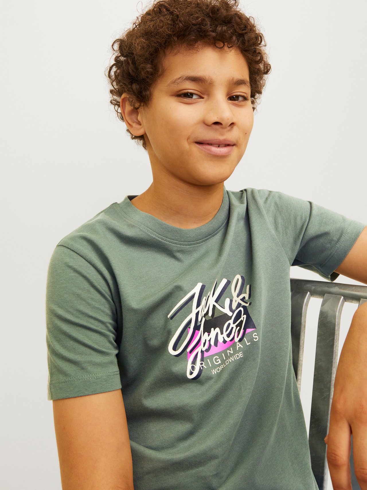 Jack & Jones Gedrukt T-shirt Voor jongens -Laurel Wreath - 12256938