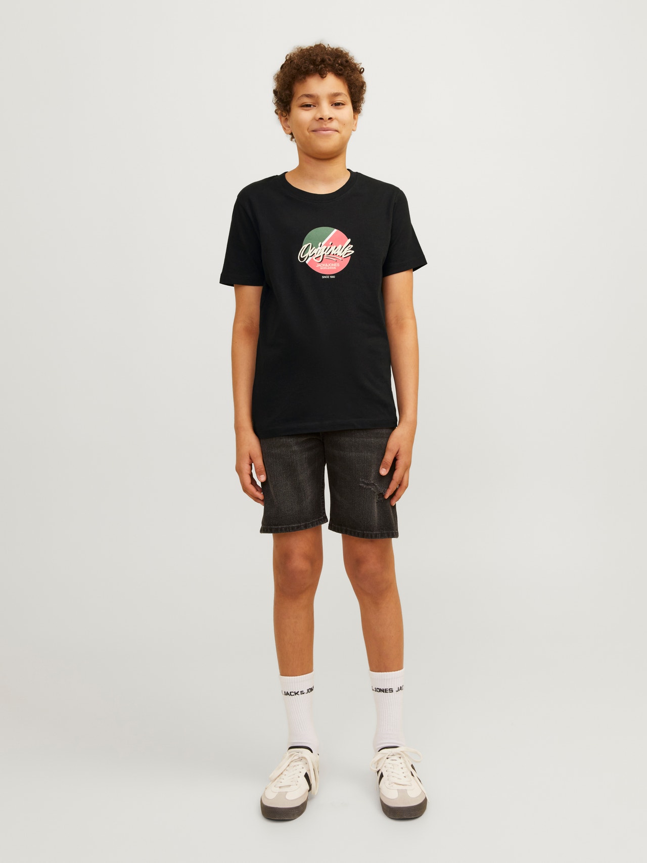 Jack & Jones Gedrukt T-shirt Voor jongens -Black - 12256938