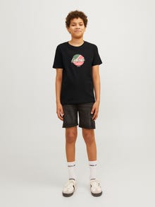 Jack & Jones Printed T-shirt For boys -Black - 12256938