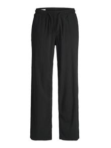 Jack & Jones Wide Fit Klasické kalhoty -Black - 12256940