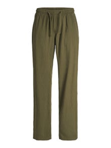 Jack & Jones Wide Fit Classic trousers -Olive Night - 12256940