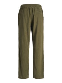 Jack & Jones Wide Fit Klasikinės kelnės -Olive Night - 12256940