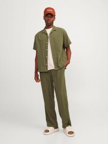 Jack & Jones Wide Fit Klassisk bukse -Olive Night - 12256940